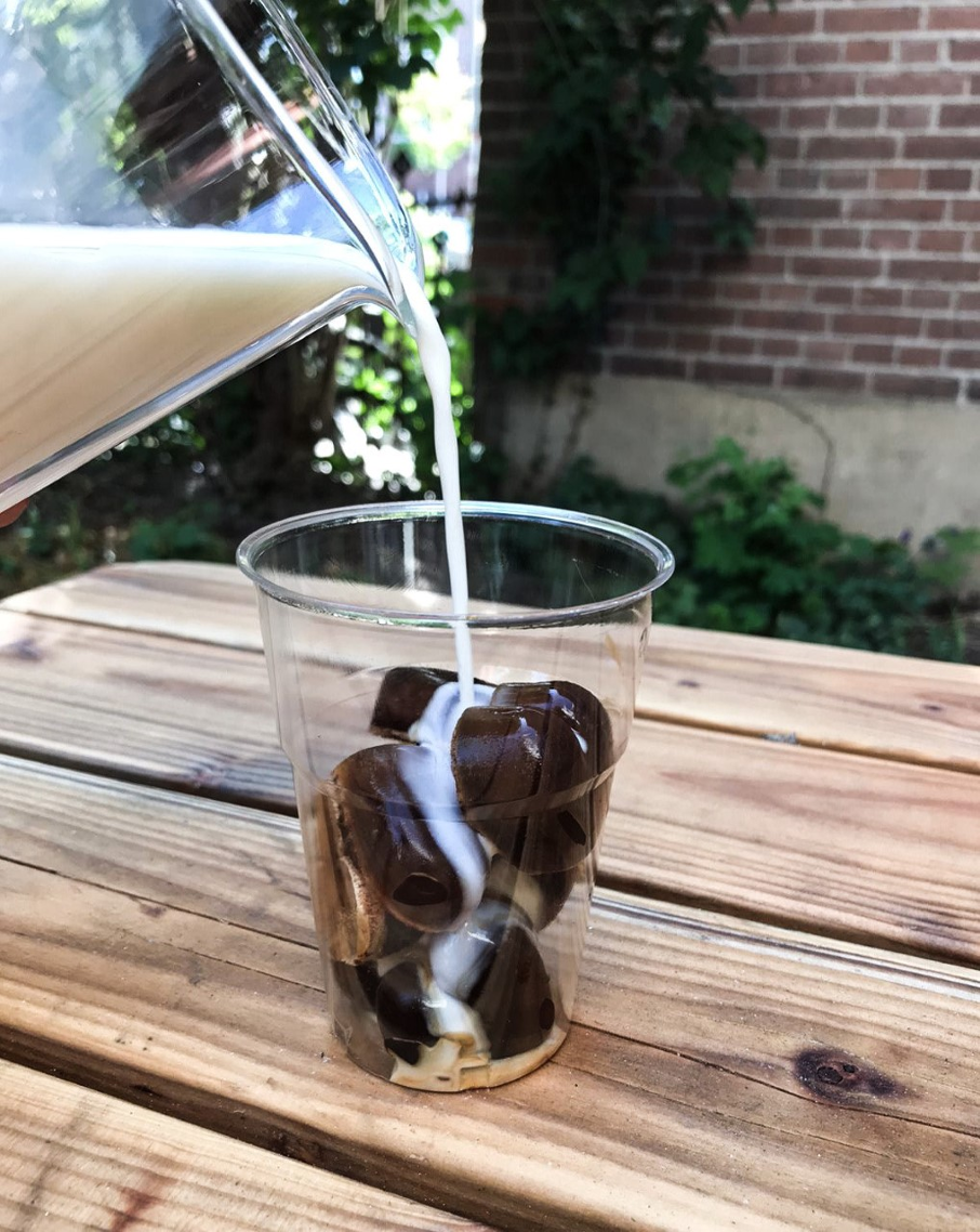 Espresso-Cubes met Melk